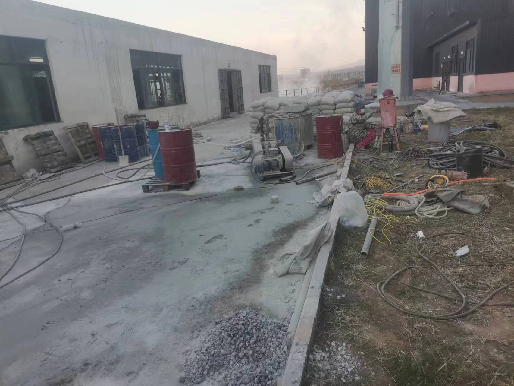 民丰厂房地基沉降注浆