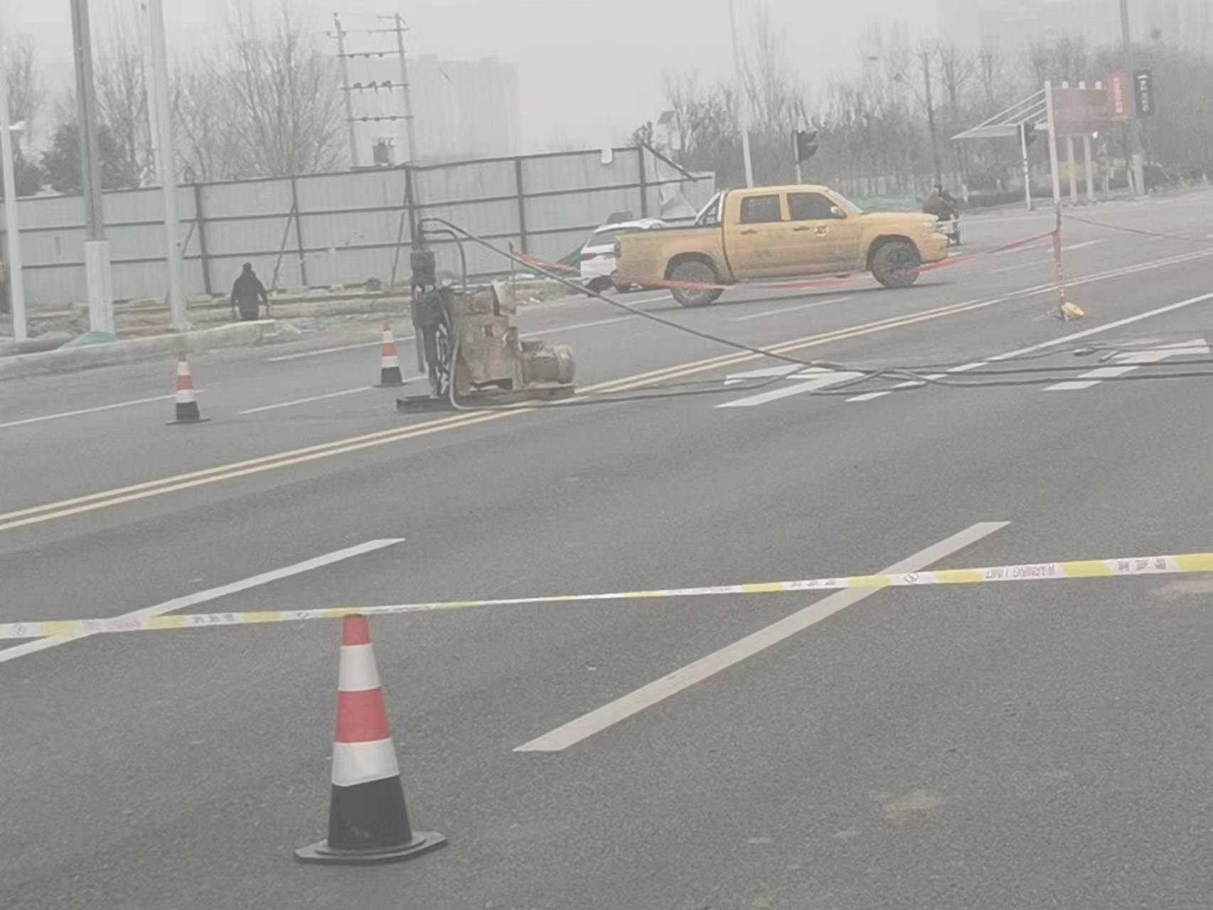 民丰公路路基沉陷注浆