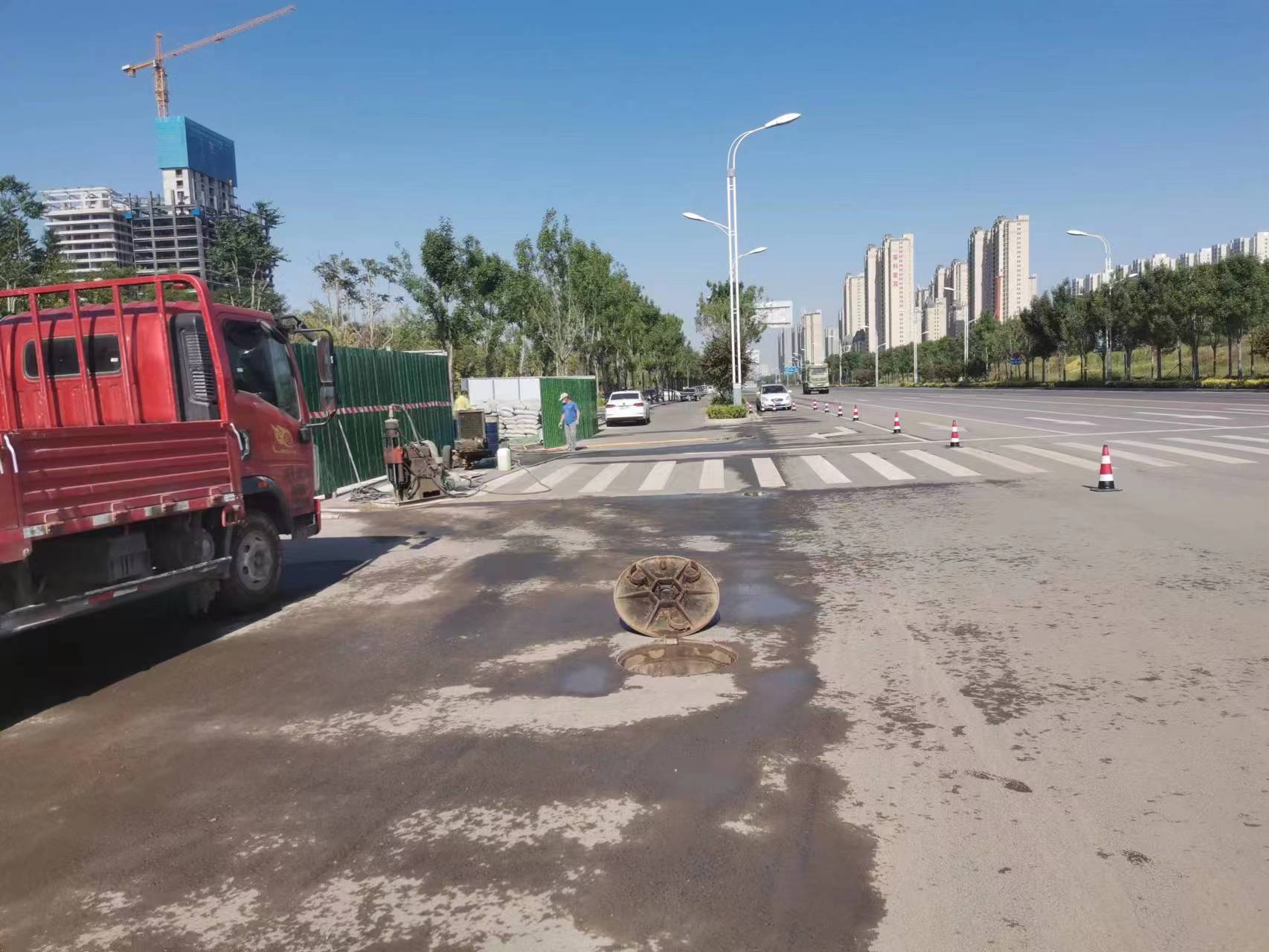 民丰路面地基沉降注浆